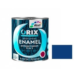Paint enamel for roof Atoll orix Anticorrosion 3 in 1 Ral 5005 blue glossy 2,2 kg