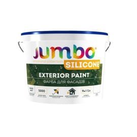 Модифицированная силиконовая фасадная краска JUMBO Silicone белая  2,5 л
