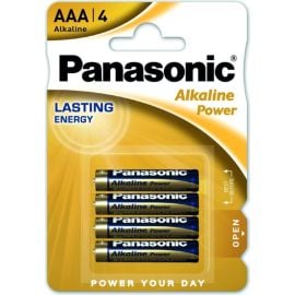 ელემენტი ალკალინური Panasonic Alkaline Power LR03 AAA 4ც.