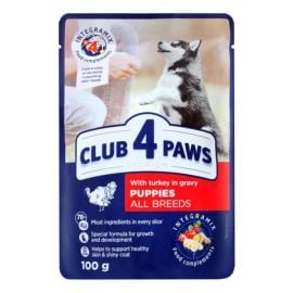 Jelly 4 Paws puppy with turkey meat 0,1 kg