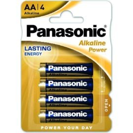 Battery Alcaline Panasonic Alkaline Power LR6 AA 4 pcs.
