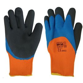 Latex coated gloves M2M P-XY-213 S10