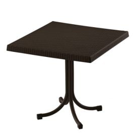 Table Comfort Time Palmiye Rattan CT063 80x80 dark brown