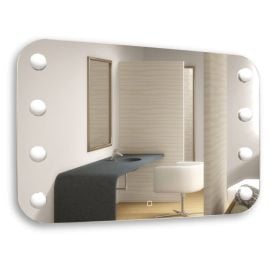 Mirror with backlit Silver Mirrors Tony 80x55 cm