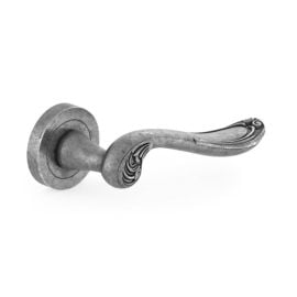 Door handle rossete Metal-Bud TOSCA ZTONA with cylinder cover SNONAY