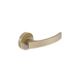 Door handle rossete Metal-Bud ASTRA VAOP with protective lid SNOPY patina
