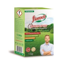 სასუქი გაზონის Florovit granular fertilizer for lawns - Rapid Effect 1 kg box
