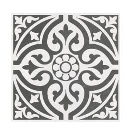 Floor tile Super Ceramica RONDA BLACK GRES 45X45cm