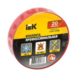 Insulating tape IEK Red 20 m