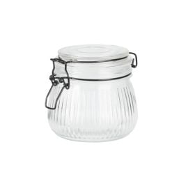 Glass jar with lid Koopman CD1002880 500ml