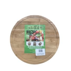 Round vegetable cutting board, bamboo 30*30 MG-1271