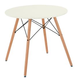 Dining table Chad A 80x75 cm white