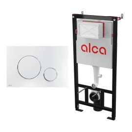Installation system for suspended toilet Alcadrain AM101/1120 + button M671