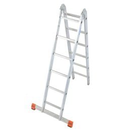 Aluminium ladder Krause Trimatic 121325 2x6 340 cm