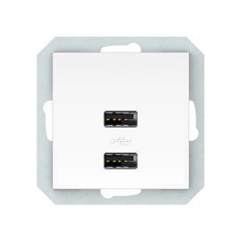 Socket VILMA 2 USB 3.4А QR1000 white