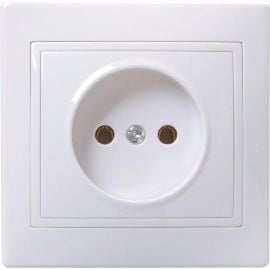 Power socket without grounding IEK ERK13-K01-10-DM 1 white