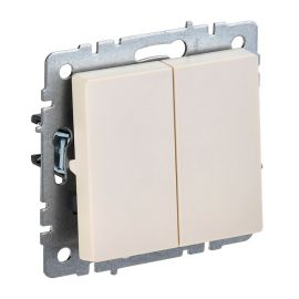 Switch without frame IEK BRITE 2 10A VS10-2-0-BrB