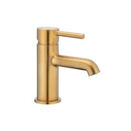 Washbasin faucet  Moza Gold KFA ,(with Click-Clack siphon)