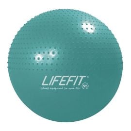 Мяч для гимнастики синий LIFEFIT 55 см