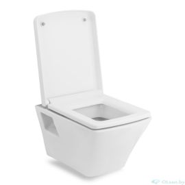 Wall hung toiletLoop White Lucco with lid