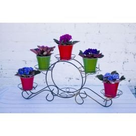 Stand for flower pots Forging Rack Carriage (6 small)