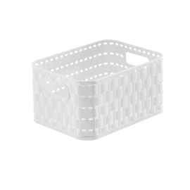 Storage basket Rotho 2L COUNTRY A6 white