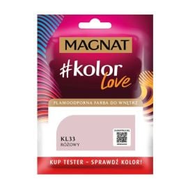 Краска-тест интерьерная Magnat Kolor Love 25 мл KL33 розовая