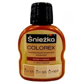 უნივერსალური პიგმენტი-კონცენტრატი Sniezka Colorex 100 მლ კაკალი საშუალო N71