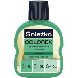Универсальный пигмент-концентрат Sniezka Colorex 100 мл весенний зелёный N42