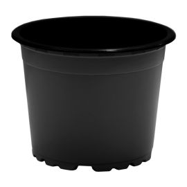 Plastic pot 3 liters black