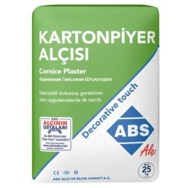 Gypsum ABS Cornice Plaster 25 kg