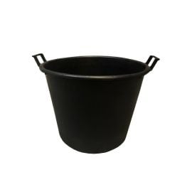 Plastic pot black 50 l