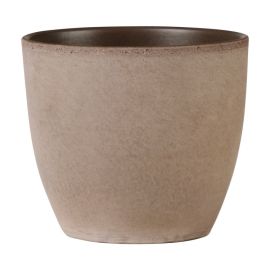 Flowerpot ceramic Scheurich TAUPE STONE 25/920 UEBERTOEPFE