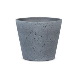 Ceramic flower pot Scheurich 701/24 COVER-POT DARK STONE