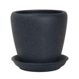 Pot ceramic Oriana Gracia №4 1.2 l black