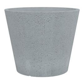 Outdoor plastic pot Scheurich 238/49 C-Cone Stony Grey 46 l