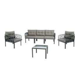 Комплект садовой мебели COMFORT TIME CT043-3-W Luna Sofa Set Antracite