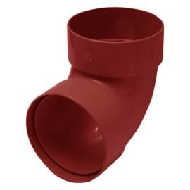 Branch pipe double box RainWay 100 mm 87° red