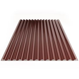Corrugated metal sheet 0.35x920 mm 1.84 m² burgundy
