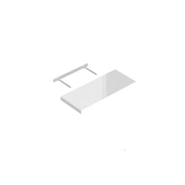 Shelf with hidden fastening white gloss Domax VELANO FSG 65080 595x235 mm