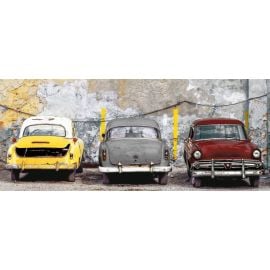 Glass picture Styler Colorful cars GL341 50X125 cm