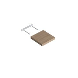 Shelf with hidden fastening oak sonoma VELANO 65057 235x235 mm