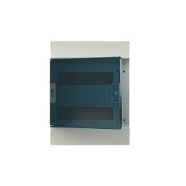 მოდულური მოწყობილობების სამონტაჟო ყუთი ABB თეთრი გამჭირვალე IP41