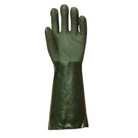 Chemical polymer gloves Eurotechnique T9 3739 green