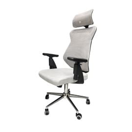 Office chair light gray 69x61x122 cm