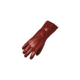 Chemical gloves EPA S10 red (with cotton lined)