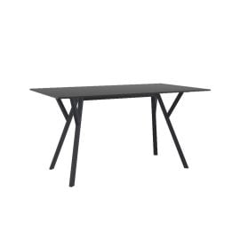 Table black MAX DÉCOR 74x140x80 cm
