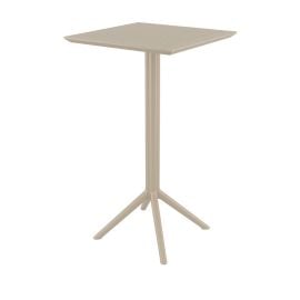 Bar table taupe Sky Pearl 108x60 cm