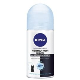Шариковый дезодорант Nivea Pure Invisible protection for black and white 50 мл