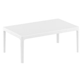 Coffee table white Sky Pearl 100x40x60 cm